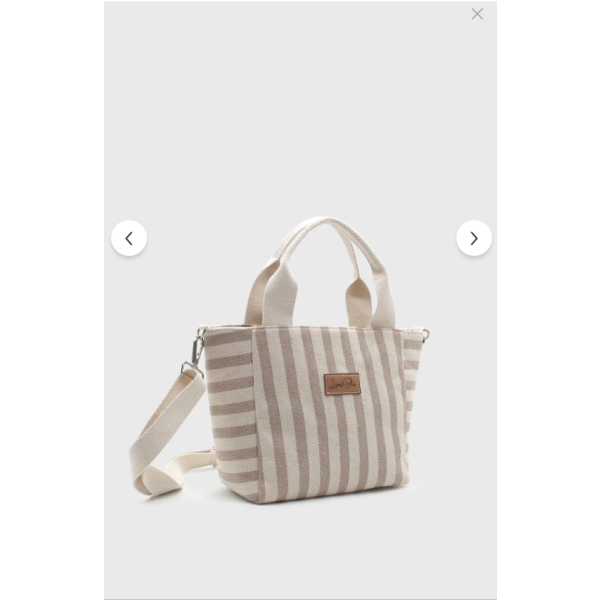 Linea Linen Mini Tote - Mink
