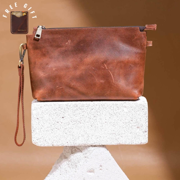 Mistral Leather Crossbody Bag - Large