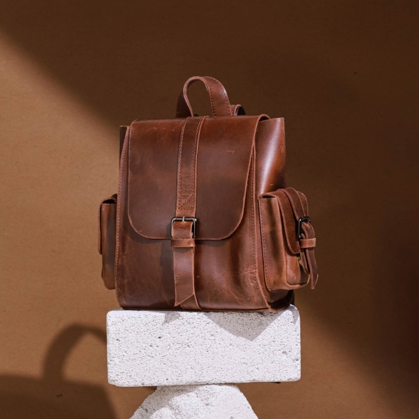 Nomad Leather Backpack