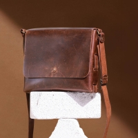 Slate Stitchless Leather Bag