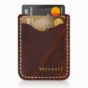 Tobacco Leather Card Holder