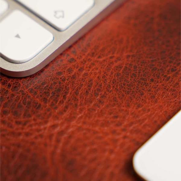 Leather Desk Pad - Tobacco