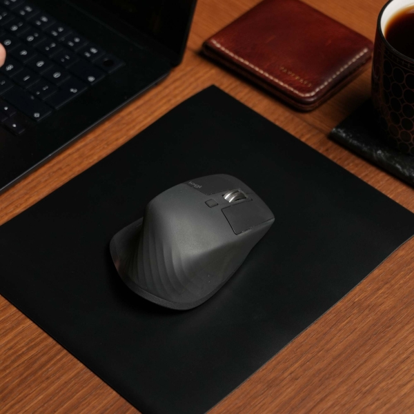 Leather Mouse Pad - Black