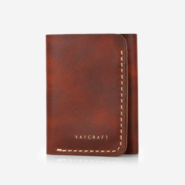 Heritage Brown Trifold - Leather ID Wallet