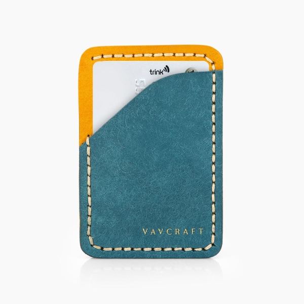 Ocean Duo - Leather Card Holder