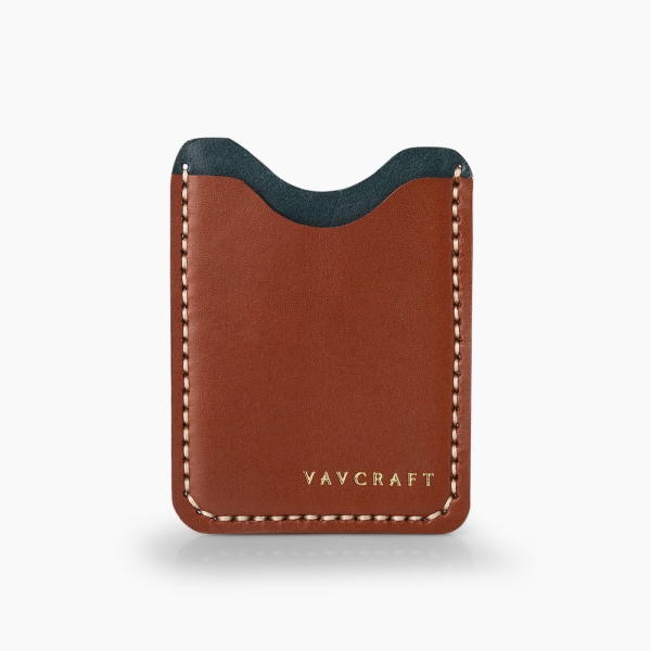 Chestnut Mini - Leather Card Holder