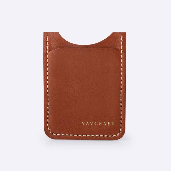 Chestnut Slim - Leather Card Holder