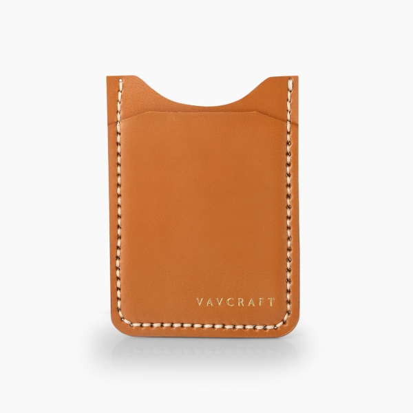 Cognac Slim - Leather Card Holder