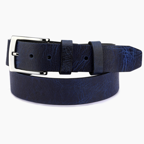 Leather Belt - Sapphire Black