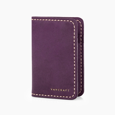 Royal Purple Bifold - Leather Wallet