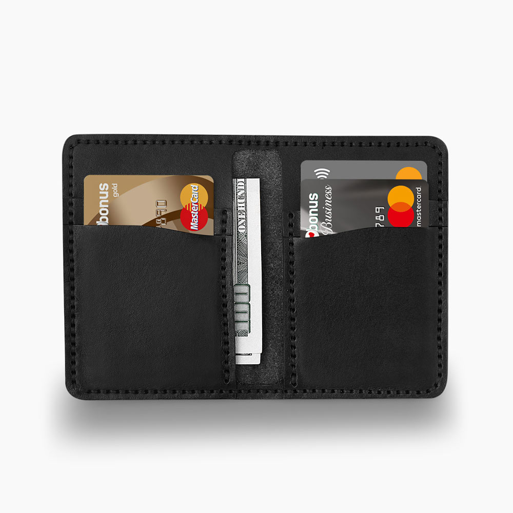 Dark Bifold - Genuine Leather Wallet | VAVCRAFT