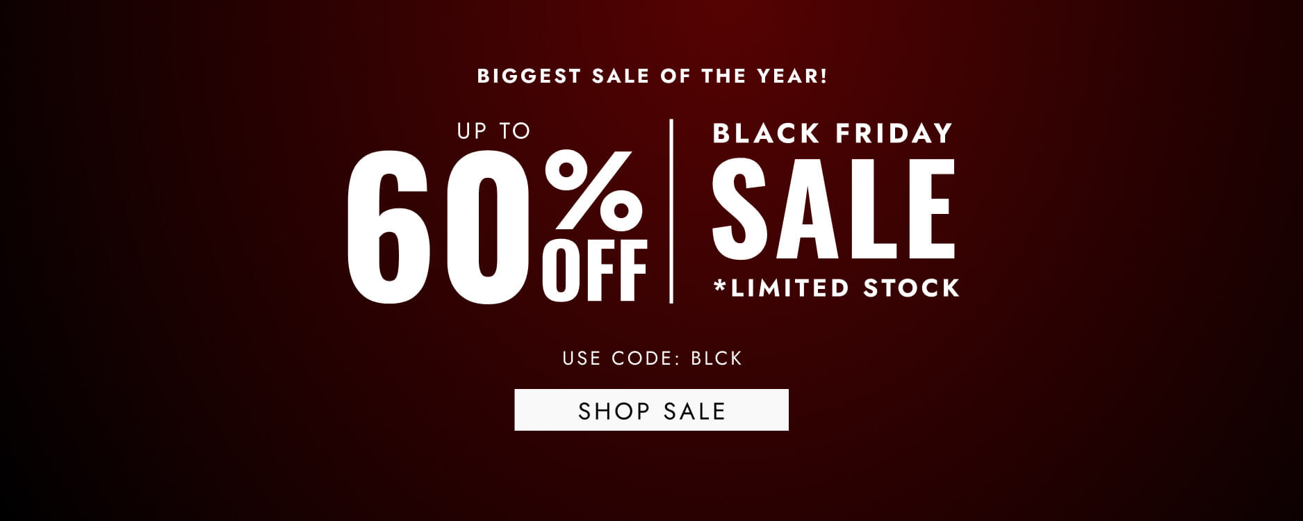 Black Friday Sale